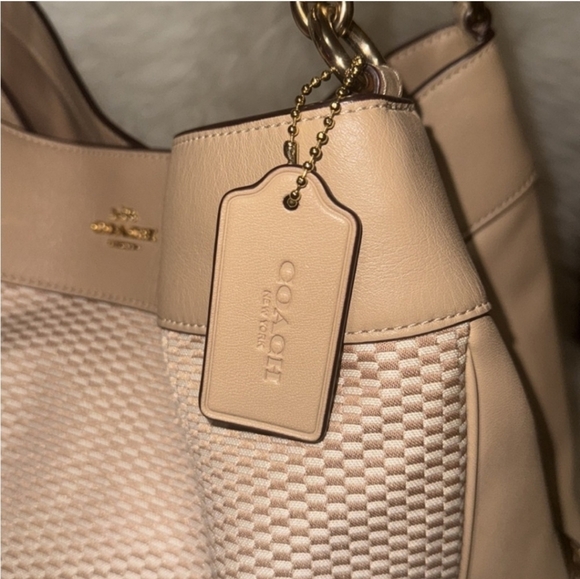 Coach NWOT Elegant Tan Women's Bag - Picture 2 of 13